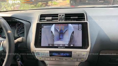 Màn hình DVD Android liền camera 360 Toyota Prado 2017 - nay | Gotech GT360